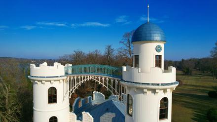 Das restaurierte Schloss auf der Berliner Pfaueninsel