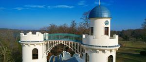 Das restaurierte Schloss auf der Berliner Pfaueninsel