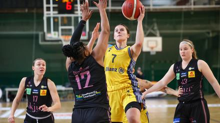 Leoni Kreyenfeld lieferte mit Alba einen großen Kampf.