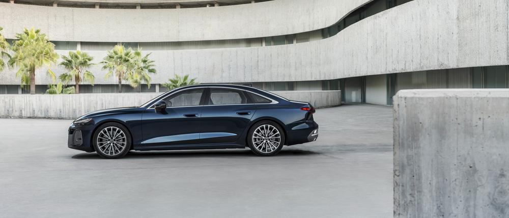 Flache Linie und langgezogenes Heck: Die Limousine hat den besten Windwiderstandswert aller Verbrenner von Audi