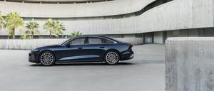 Flache Linie und langgezogenes Heck: Die Limousine hat den besten Windwiderstandswert aller Verbrenner von Audi