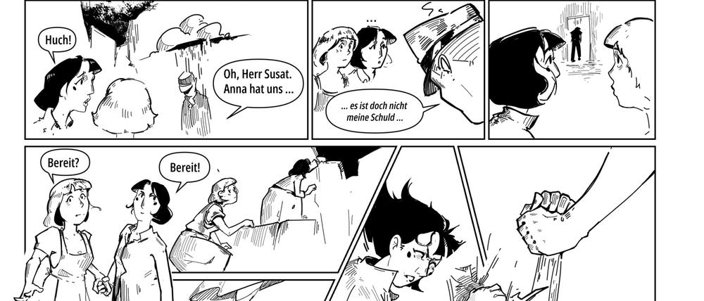 Graphic Novel „Lodzia & Marysia“ von Alwin Hecher, Quelle: SIMB-Verlag