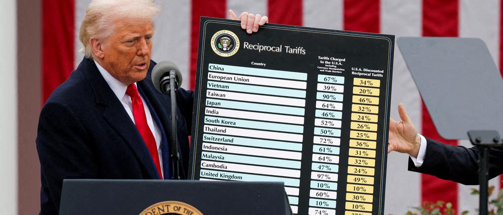 US-Präsident Donald Trump bringt mit seinen Zöllen den Weltmarkt in Bredouille.