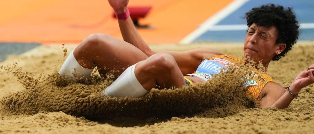 Malaika Mihambo wird auch in diesem Jahr in der Sprunggrube des Olympiastadions landen.