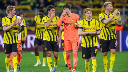 Nach dem 3:1 im Rückspiel gegen Barcelona gab es viel Applaus für die Dortmunder.