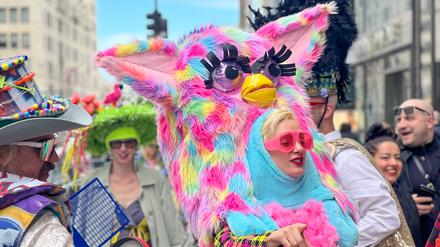Verrückte Hühner und andere Kreaturen findet man am Ostersonntag auf der Fifth Avenue in New York.
