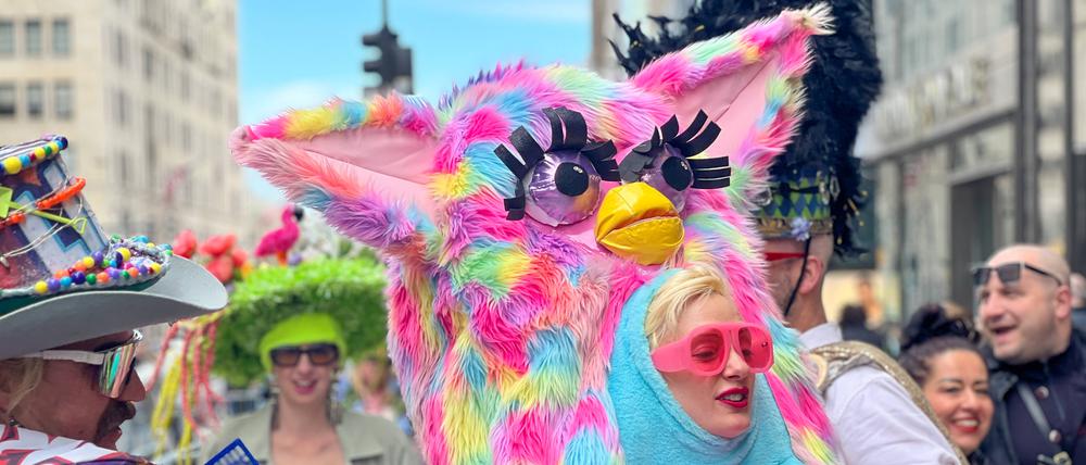 Verrückte Hühner und andere Kreaturen findet man am Ostersonntag auf der Fifth Avenue in New York.