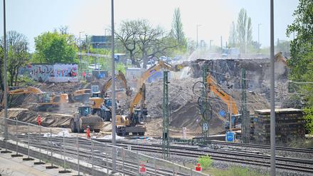 Die Ringbahnbrücke ist Geschichte.