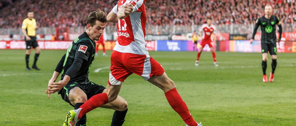 Der Unioner Andras Schäfer (vorn) möchte die Champions League erreichen.