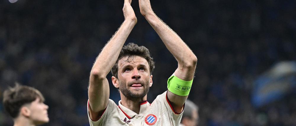 Thomas Müller nach seinem womöglich letzten Spiel in der Champions League.