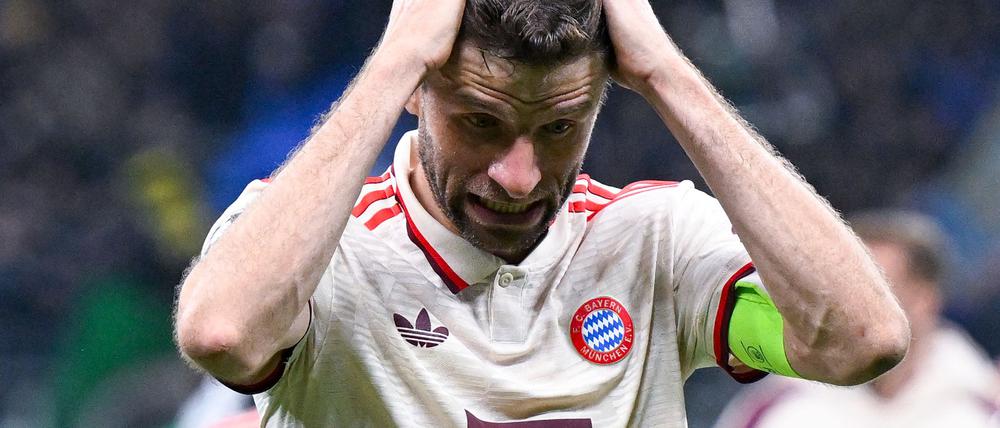 Thomas Müller nach dem Ende der Champions-League-Reise mit dem FC Bayern.
