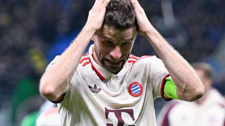 Schluss. Aus. Vorbei. Thomas Müller nach seinem letzten Champions-League-Spiel für den FC Bayern.