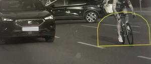 Fahrradfahrer mit 49 km/h geblitzt.