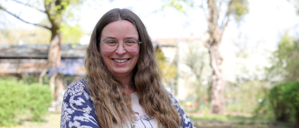 Luisa Sinate ist neue Pfarrerin und Ansprechpartnerin für Geflüchtete in Potsdam.