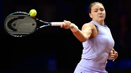 Jule Niemeier hatte sich zum Auftakt im deutschen Duell mit Laura Siegemund durchgesetzt.