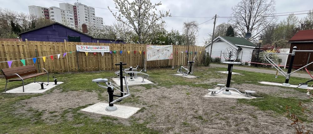 Fitnessanlage in Kleingarten