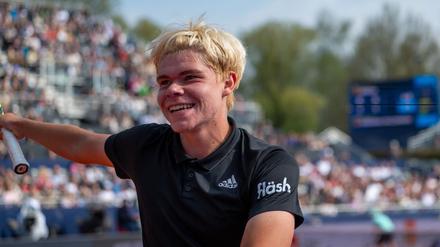 Trotz Turnier-Aus konnte Youngster Diego Dedura lachen.