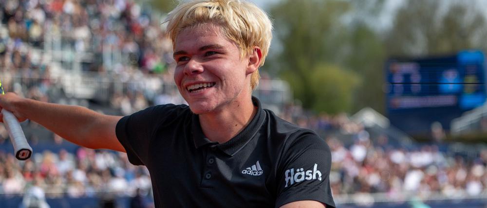 Trotz Turnier-Aus konnte Youngster Diego Dedura lachen.