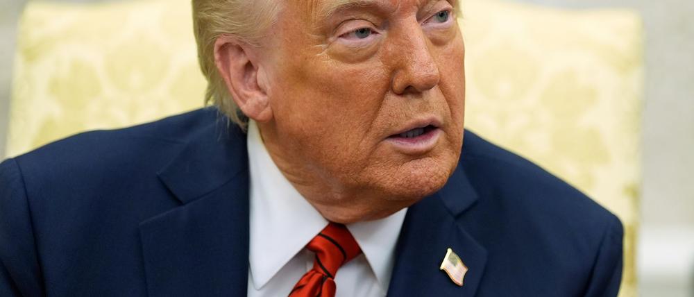 Trump hat sich erneut über seinen Amtsvorgänger Joe Biden ausgelassen. 