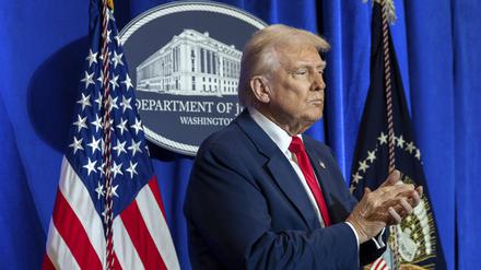 Der Präsident der USA: Donald Trump.