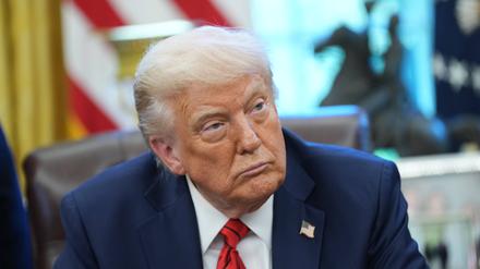 Der Präsident der USA: Donald Trump. 