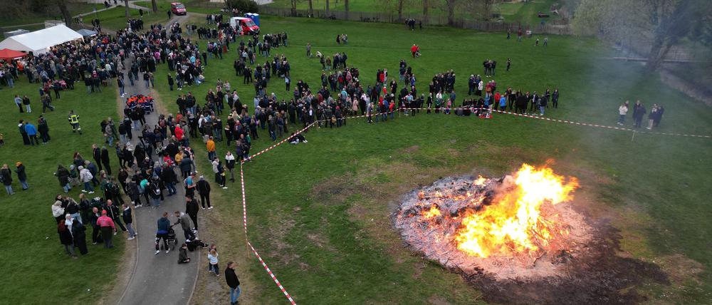Das Wetter dürfte bei Osterfeuern mitspielen.