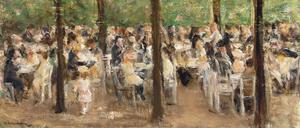 Max Liebermanns „Gartenlokal an der Havel“ von 1920 zählt zu den Spitzenlosen bei Irene Lehr.
