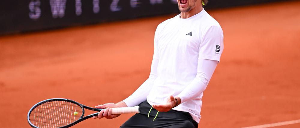 Alexander Zverev kämpft sich ins Halbfinale der BMW Open in München.
