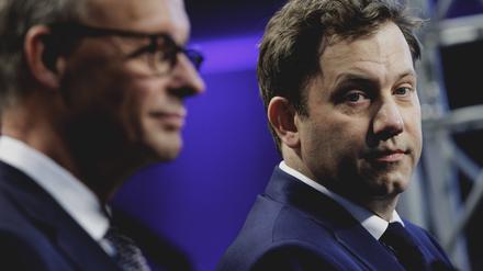 Der wohl neue Bundeskanzler Friedrich Merz (CDU) und SPD-Chef Lars Klingbeil stellten den Koalitionsvertrag vor.