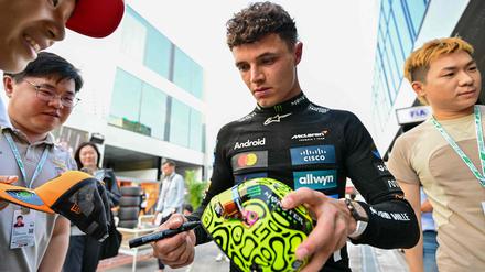 Lando Norris kann auch schon mal nervös sein.