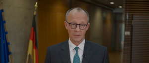 Ein Bild aus dem Video von Friedrich Merz (CDU).