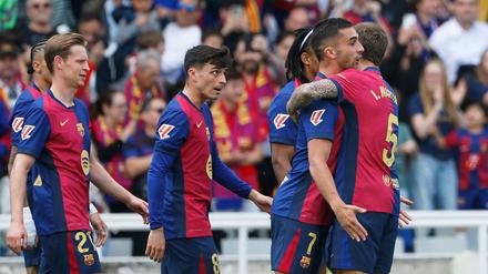 Der FC Barcelona feiert einen ganz wichtigen Sieg. 