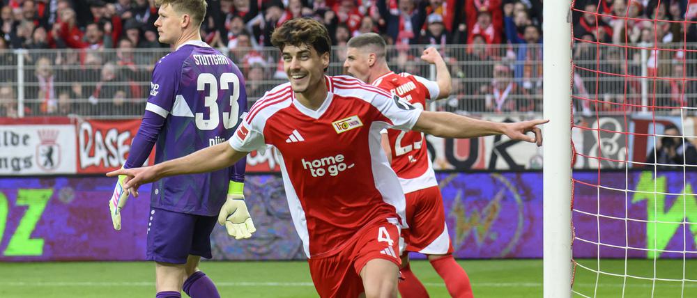 Diogo Leite erzielte das 2:0 für den 1. FC Union.
