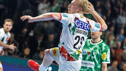 Magnus Saugstrup war mit sieben Treffern bester SCM-Schütze gegen die Löwen
