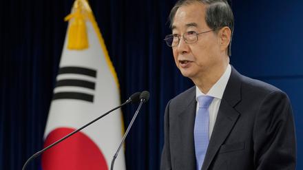 Übergangspräsident Han Duck Soo sieht sein Heimatland Südkorea in historischer Schuld gegenüber den USA. (Archivbild)