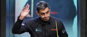 Hallo, da bin ich wieder. Ronnie O’Sullivan tritt zum 33. Mal in Folge bei der Snooker-WM an.