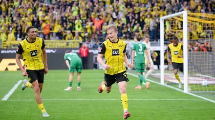 Daniel Svensson schoss gegen Gladbach sein erstes Bundesligator. 