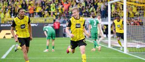 Daniel Svensson schoss gegen Gladbach sein erstes Bundesligator. 