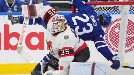 Senators-Torwart Ullmark kassierte zum Playoff-Start sechs Gegentore.