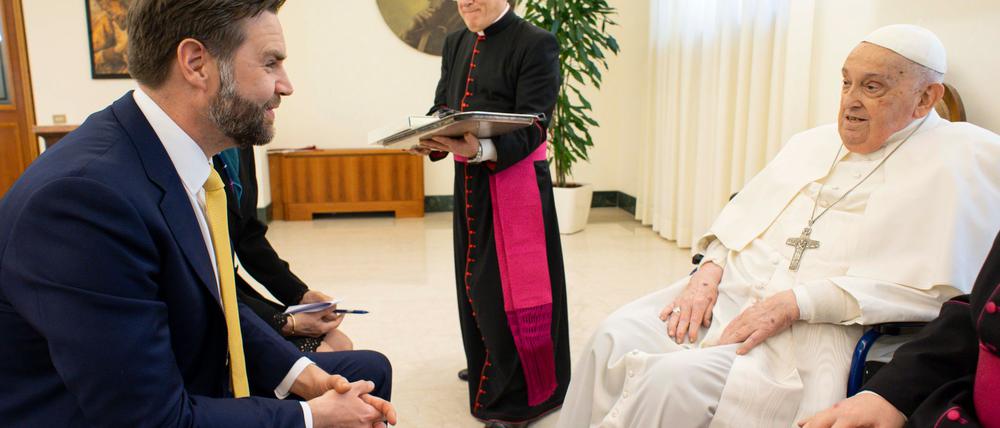 US-Vizepräsident Vance traf sich am Ostersonntag mit Papst Franziskus