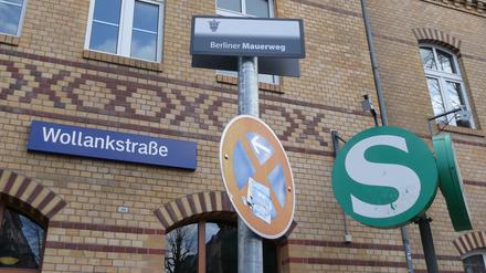 Mauerweg am S-Bahnhof Wollankstraße.