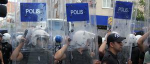 Polizei bei Demo in der Türkei, c: privat
