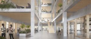 Der Siegerentwurf für das neue Rathaus Mitte.