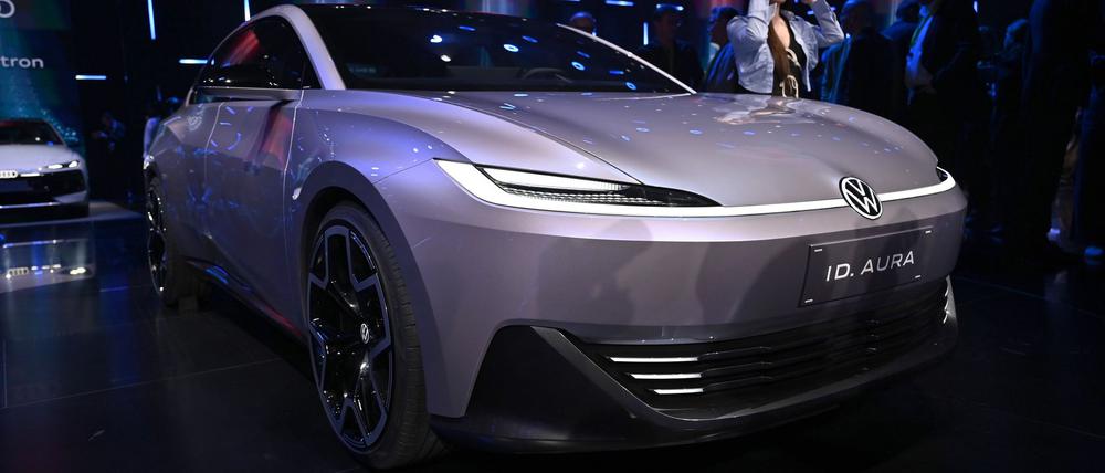 Volkswagen stellte am Vorabend der Automesse neue Modelle vor.