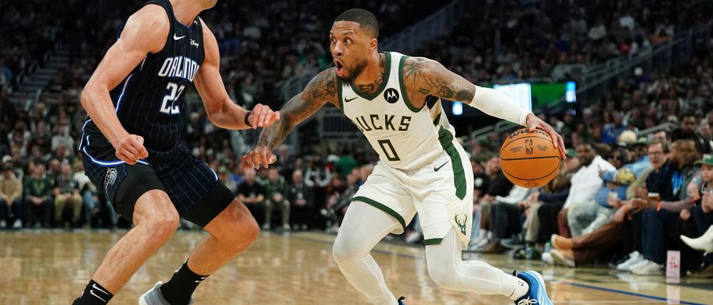 Damian Lillard in Aktion.