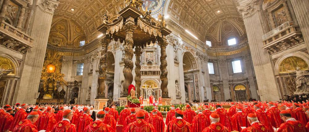 135 Kardinäle wählen im Konklave den Nachfolger von Papst Franziskus. (Archivbild)
