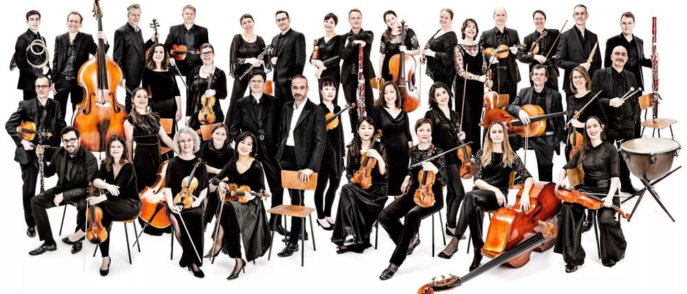 Die Kammerakademie Potsdam mit ihrem Chefdirigenten Antonello Manacorda.