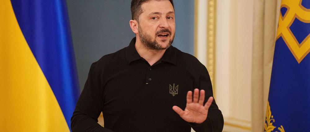 Für den ukrainischen Präsidenten Wolodymyr Selenskyj können ukrainische Gebietsabtretungen an Russland kein Gegenstand von Friedensgesprächen sein.