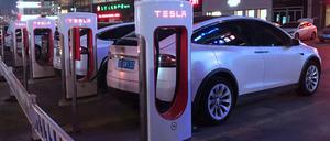 Teslas Gewinn ist im ersten Quartal eingebrochen. (Archivbild)