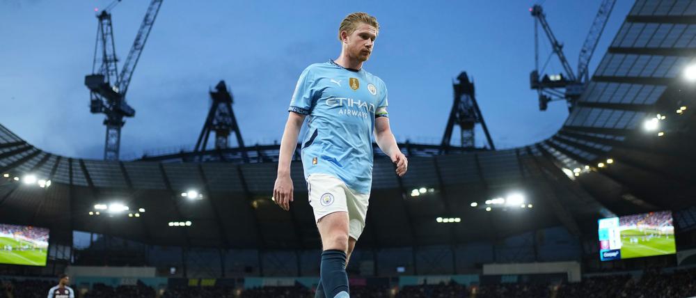 Kevin De Bruyne beim Heimspiel gegen Aston Villa.